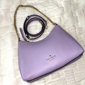 Kate Spade ♠️ New York Lilac Lavender Purse Bag with Chain and Crossbody Strap